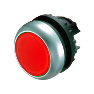 Botón Luminoso Rasante con Enclavamiento, Rojo