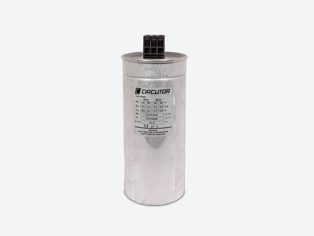 Condensador Tubular Trifásico 17,4kvar-440V/19kvar-460V